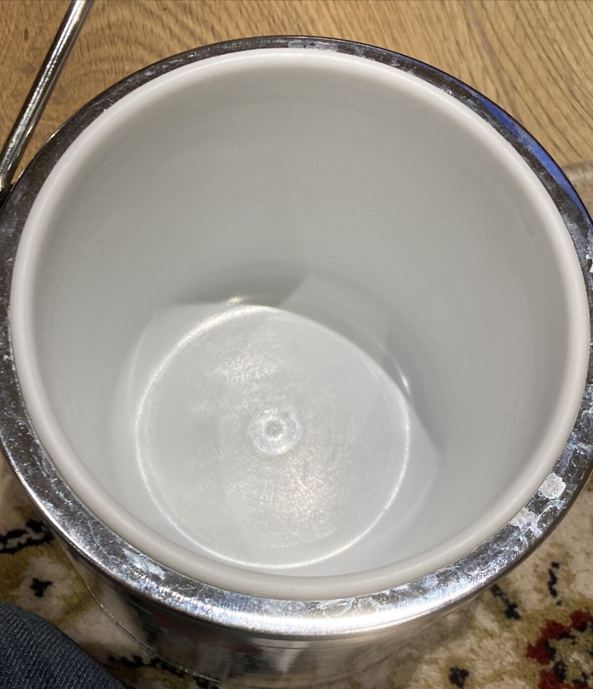 Vintage 1960s/70s Ice Bucket with Liqueur Label Design 8