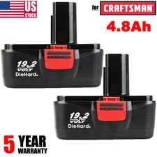 2Pack for Craftsman 19.2 Volt C3 DieHard Battery 130279005 11375 130279003 11376