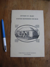 Devon: Ottery St Mary United Reformed Church A Short History, Gladys Tucker 1988