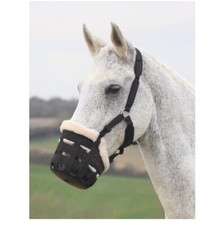 Shires Deluxe Grazing Muzzle for Horse Comfort padding Rubber base S - XL