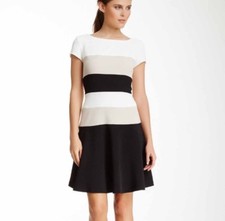 Sandra Darren Size 10 Colorblock Dress