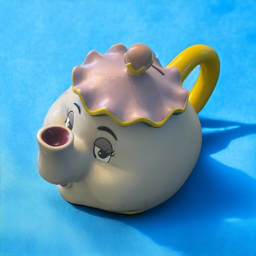 Mrs Potts Teapot Disney's Beauty and the Beast Hard Plastic Coin Piggy Bank eBay