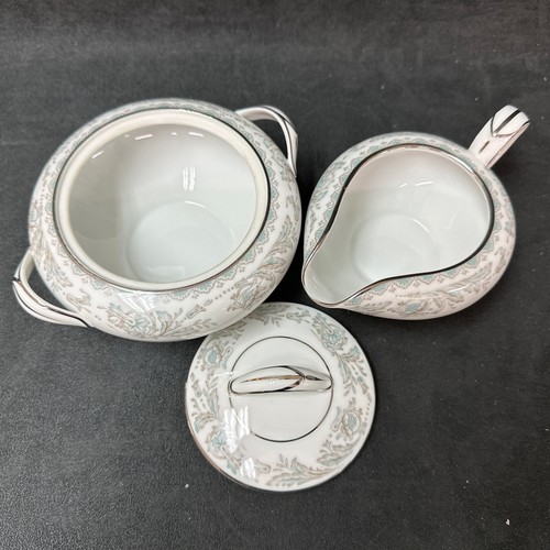 Juego de crema y azucarero con tapa Noritake BELMONT - Imagen 7 de 8