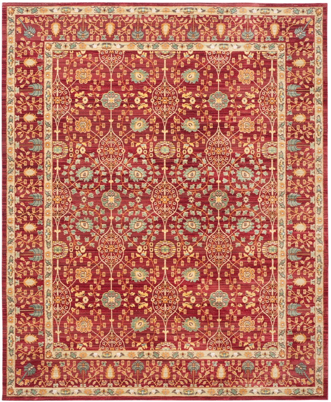 safavieh outlet port washington on Safavieh Valencia Red Traditional Rug 9 X 12 For Sale Online Ebay