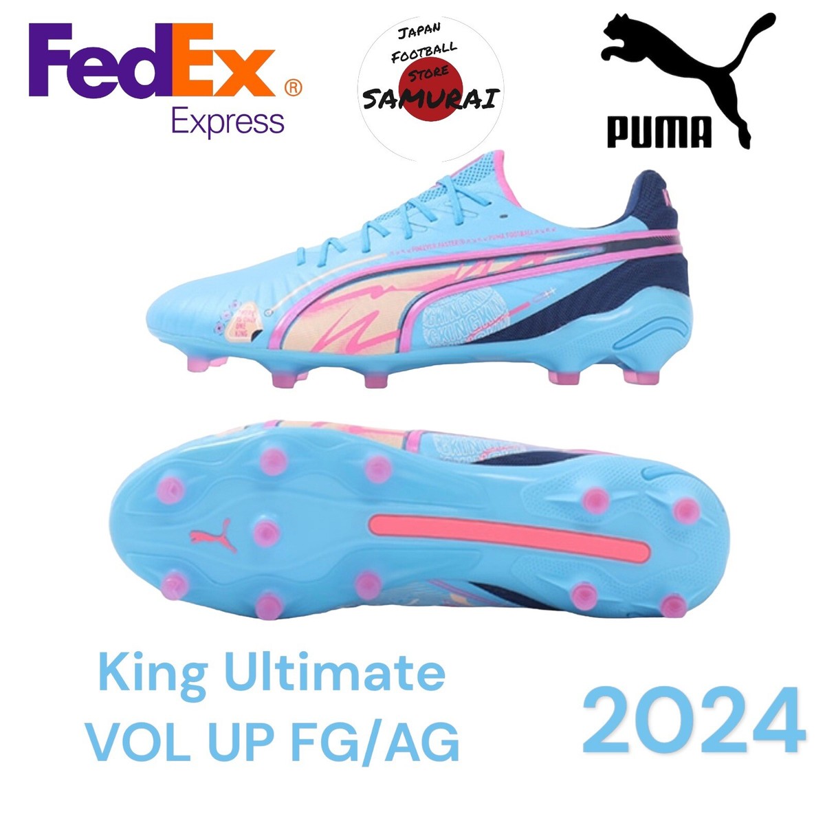 PUMA KING ULTIMATE VOL UP FG/AG 108069-01 Soccer Cleat