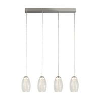 HäNgelampe Pendelleuchte Esstischlampe Led Wohnzimmerlampe 4 Flammig H 150 Cm