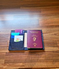 leather passport wallet