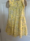 Tahari Girls Size 4 Yellow Embroidered Floral Sleeveless Dress — photo 8