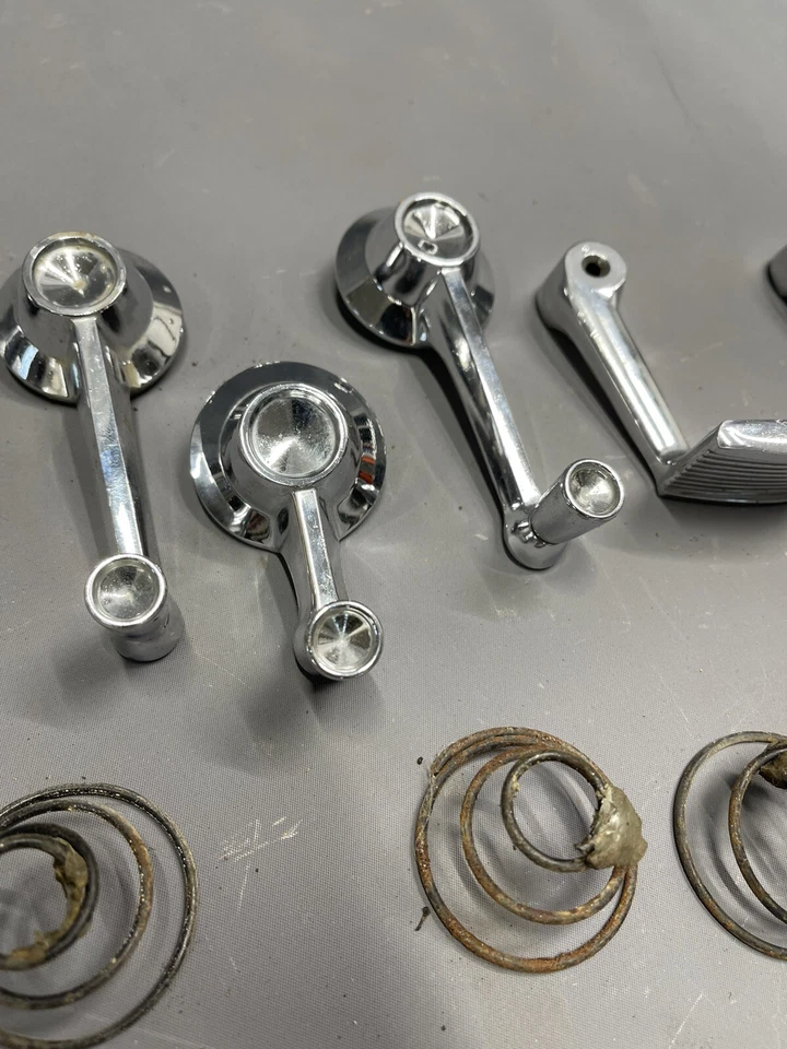 Manija de puerta Ford Galaxie 1963-1964 manivelas de ventana de ventilación interior Mercury Marauder Foto 3 de 4