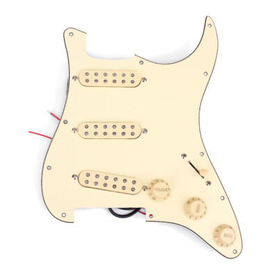 Loaded Pickguard Alnico V Double Coil Pickup Capacitor 500k Pots for ST Strat