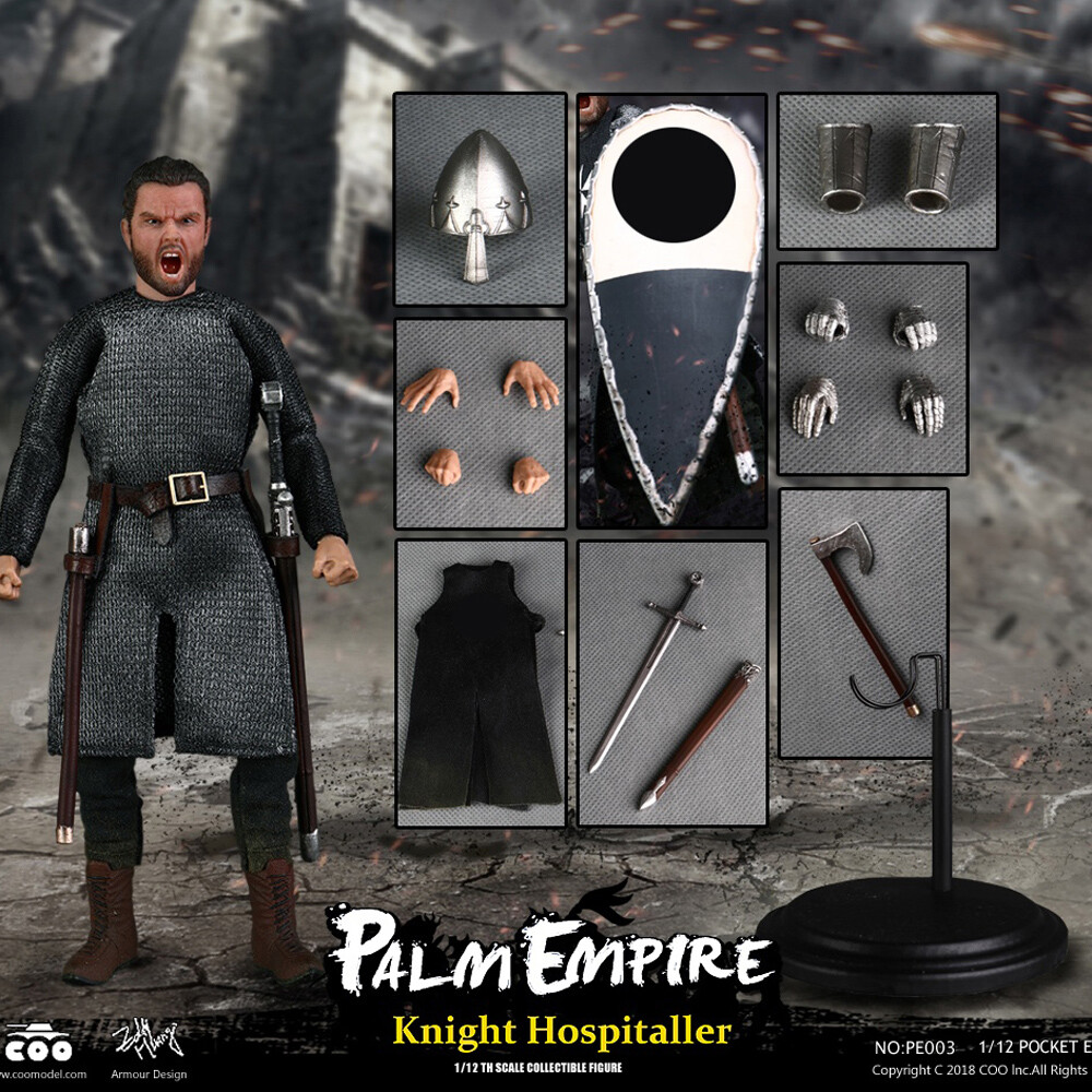 COOMODEL HOSPITALLER KNIGHT 6in Action Figure Doll Model PE003 IN