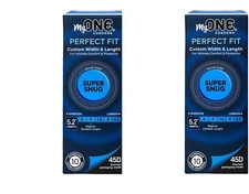 One My One Super Snug 45D Condoms - Premium Latex - 10 count(pack of 2)