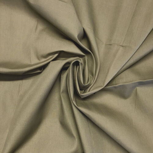 Plain Poly cotton Poplin Fabric Bunting 60 Colour Dress Craft Sheet 112cm wide - Picture 56 of 66