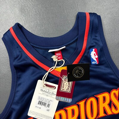 100% Authentic Stephen Curry Mitchell Ness 09 10 Warriors Jersey