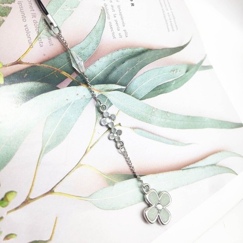 Cartoon Anime Flower Charm Pendant Chain Hanging Decoration for Keys Bag Purse - 第 4/8 張圖片