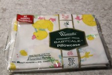 Vintage Wamsutta Babycale Pillowcase Baby Ducks Ducklings 13  x 17  NOS NIP NEW 