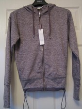 Ladies Next Grey Marl Hoodie Size Small BNWT