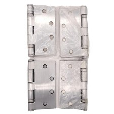 Cal-Royal Products 4-1/2" en cromo satinado puerta rodamiento de bolas bisagra a tope (4)