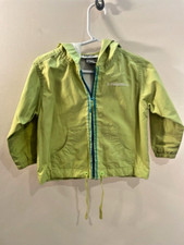OSHKOSH Toddler Girls Green Hooded Lined Jacket Coat size 2T