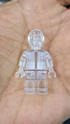 Lego Star Wars Minifigure Prototype C3PO Transparent