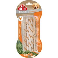 8In1 Delights Twisted Sticks | 10 StüCk Hundesnack