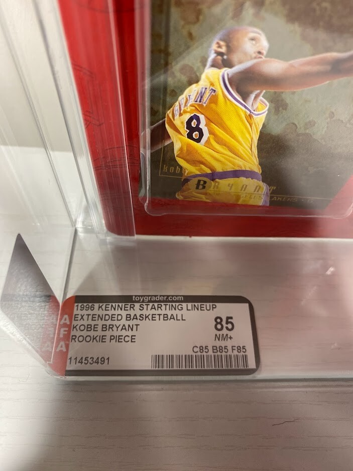 1996 Kenner NBA Starting Lineup Kobe Bryant Lakers 2023 Graded AFA 85 Mint eBay