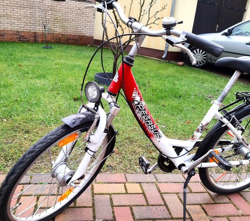Kinderfahrrad Pegasus 24-er fahrbereit Narbendynamo Beleuchtung Standlicht - Bild 2 von 8