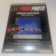 Brand New Jet Print Premium Photo Paper Gloss Finish 20 Sheets 8.5” x 11”
