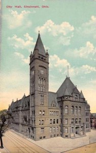 Cincinnati Oh Ohio City Hall C1910 S Postcard Ebay