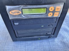 Systor DVD DVD/Rewrite-DISC Duplicator Untested For Parts Only Black