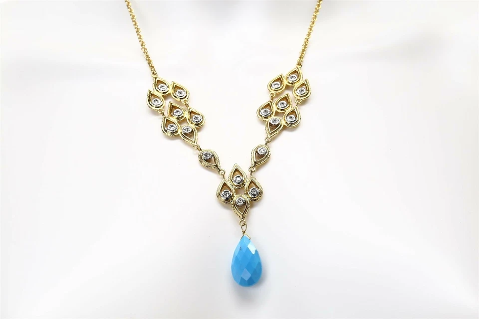 Collar Estación Larga Piedra Semipreciosa Coluliana Elementos ALEXIS BITTAR 13516 Foto 2 de 4