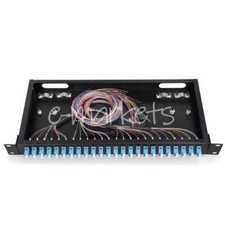 48 core LC with adapter pigtail 24 Ports Patch Panel Fiber Optic Terminal Box