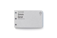 PLOTTER 004 Kyoto Pop-up Event Refill Memo Pad Blue 2mm Grid 50 Sheets Card size