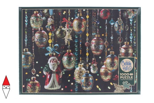 PUZZLE GEGENSTÄNDE COBBLE HILL WEIHNACHTEN CHRISTMAS ORNAMENTS 1000 TEILE