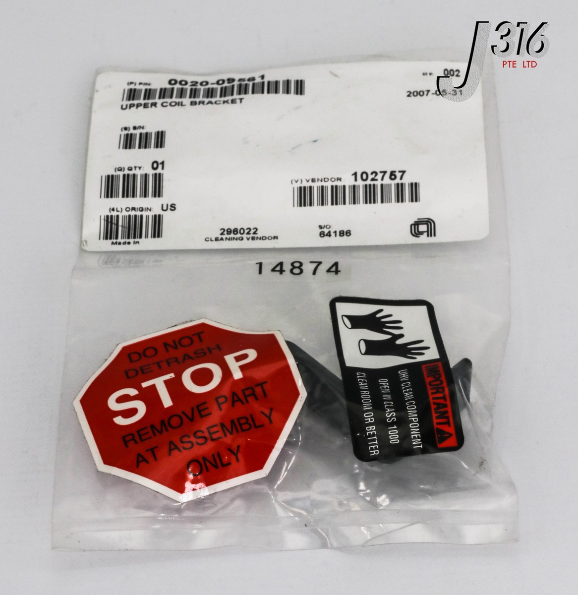 14874 APPLIED MATERIALS BRACKET, COIL, UPPER (NEW) 0020-09561 | eBay