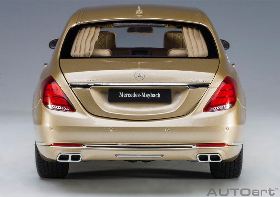 2015 MERCEDES MAYBACH S600 S-KLASSE(SWB) GOLD 1:18 AUTOart