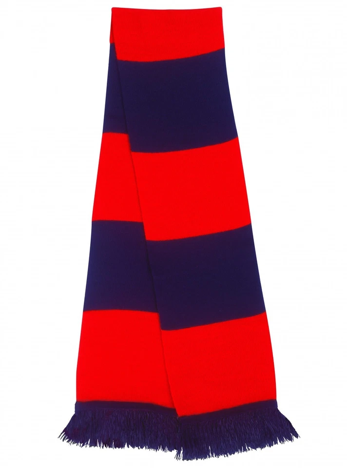 RESULT Sciarpa acrilico TEAM SCARF cm 136 x19 in 6 colori BOLOGNA GENOA CAGLIARI