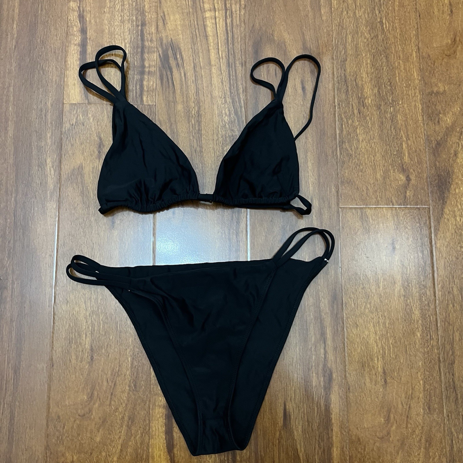 Revolve Superdown Alisha Strappy Triangle Bikini … - image 3