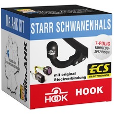 Anhängerkupplung Hook starr für VW Passat B8 14-23 mit 7polig spezi.
