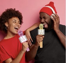 Bluetooth Karaoke Microphone for Kids, Portable Karaoke Mic Speaker