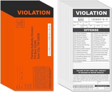Fake Parking Tickets Prank - Qty 25, Joke Violation Parking, Funny Gag Pretend P