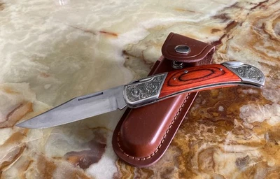 Großes Taschenmesser Klappmesser Campingmesser mit Rückensperre, gebraucht - Bild 1 von 4