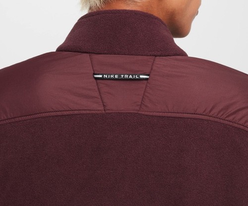 Nike Trail Polartec 1/4 Zip Fleece Running Top Burgundy FV9962-652 Herren Größe XL - Bild 4 von 5