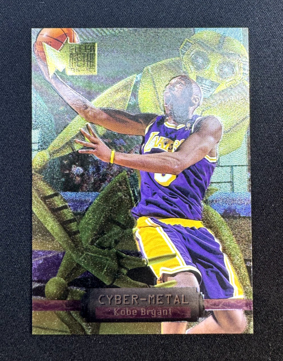1996-97 Fleer Metal - Cyber-Metal Kobe Bryant #5 Rookie RARE SHARP MINT!!!