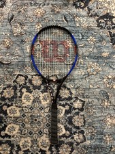 Vintage Wilson Energy Titanium Soft Shock Tennis Racquet 4 3/8 L3 Blue Black