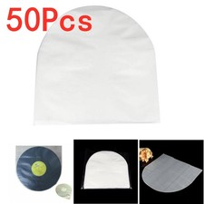 50Pack 12" LP Vinyl Record Antistatic Clear Plastic Album Cover Inner Sleeve S