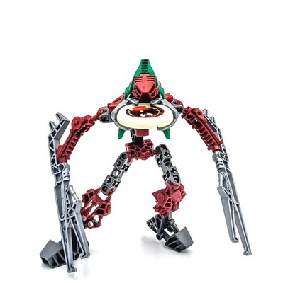 LEGO Bionicle Metru Nui: red vahki 8614 Nuurahk w/ Disc