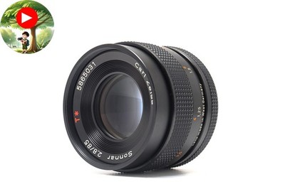 [Near MINT] Contax Carl Zeiss Sonnar T* 85mm F2.8 AEG lens From JAPAN