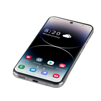 I14 ProMax 6 7-Zoll-Punch-Hole-Display 4G-Smartphone 4 GB RAM 128 GB ROM Av1T