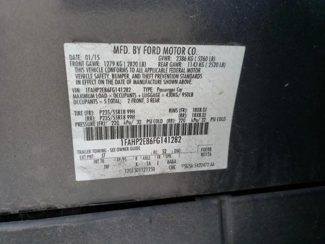 Used Starter Motor fits: 2015 Ford Taurus 3.5 Grade A - Image 3 of 4